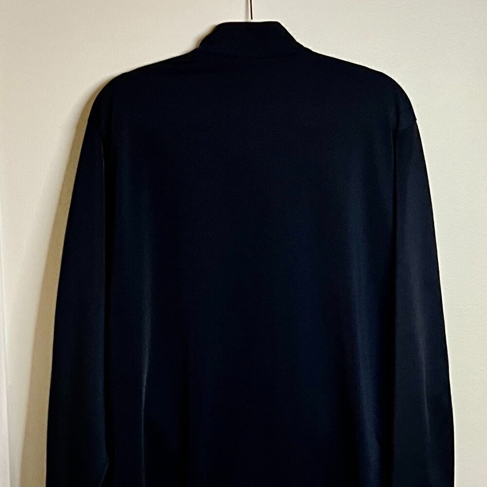 Men's adidas Tricot Track Jacket in Navy & White Size XL - Picture 3 of 8